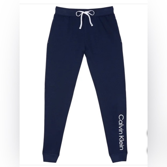 NWT 2 pack Calvin Klein women’s navy and  Gray Sweatpants. Size M. You get both! - Picture 2 of 4